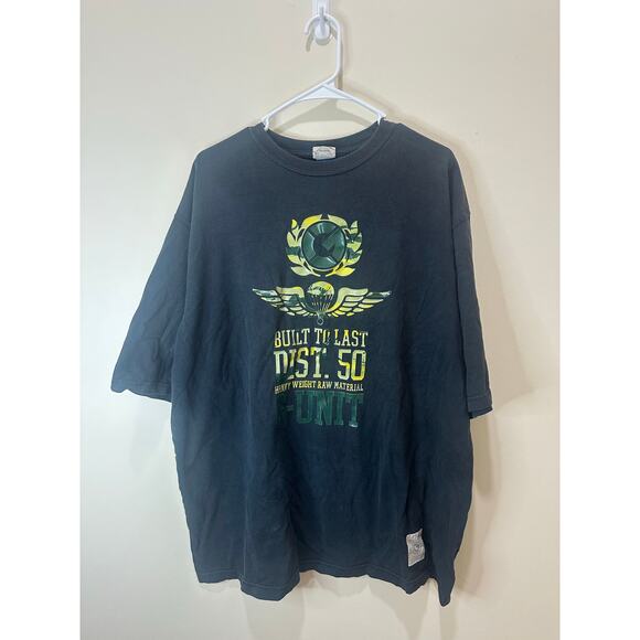 Vintage Y2K G Unit Sz XL Heavy Weight Hip Hop Black T-Shirt Cotton - Small Flaws - Picture 3 of 12